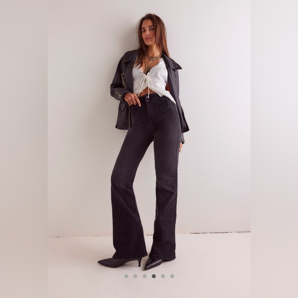 We the Free Free People Jayde Flare in Onyx